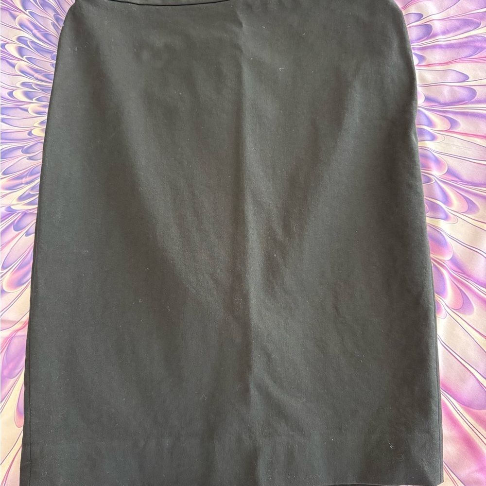 J.Crew Black Pencil Skirt size 4